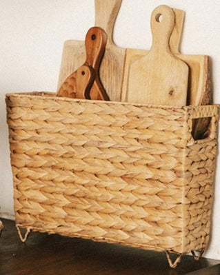 Handwoven Pantry Label Baskets (Set of 2)